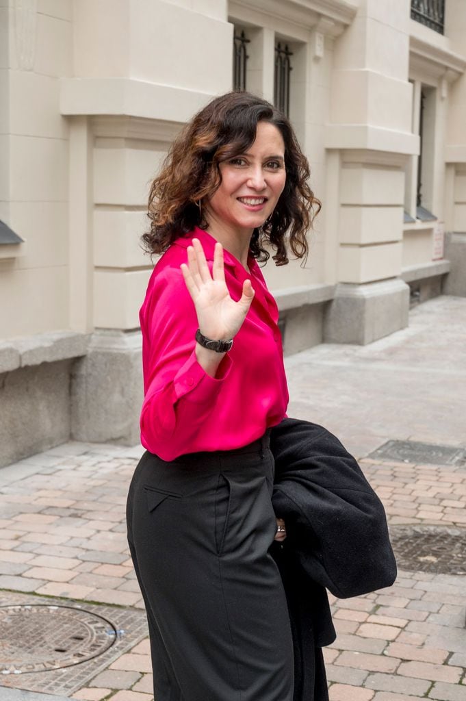 Isabel Díaz-Ayuso en una presentación