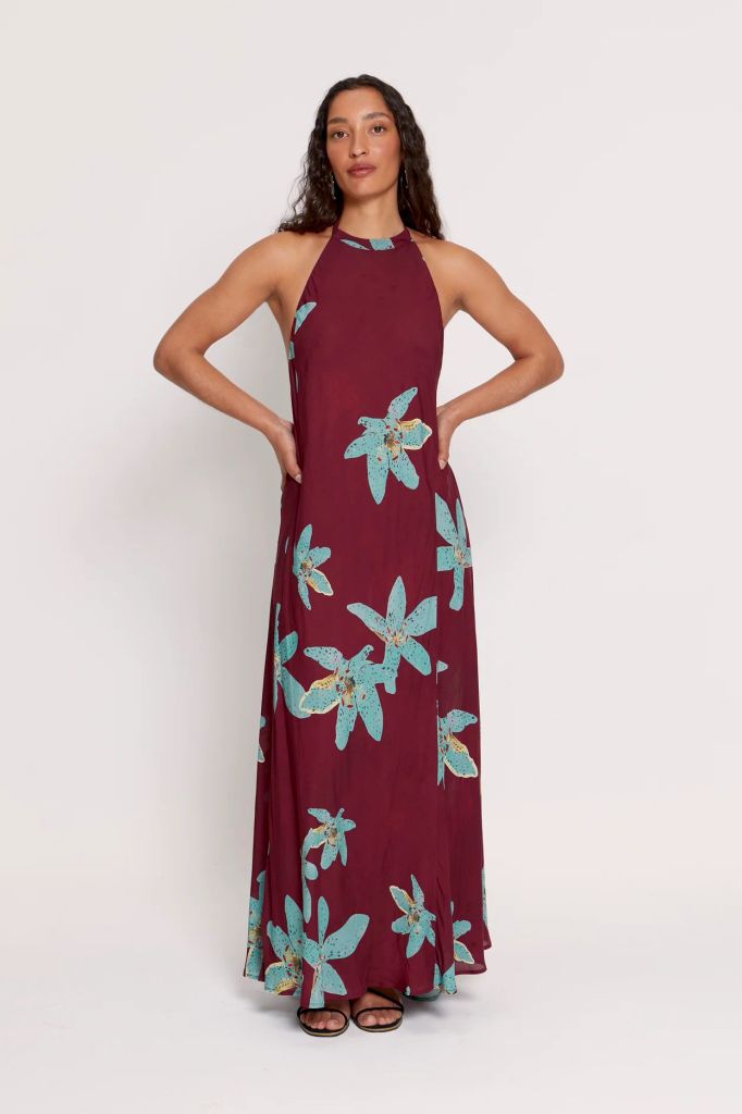 Vestido Sia Mulberry Floral de Romualda