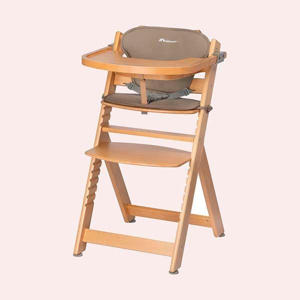 Bebeconfort Timba con Cojín Trona de Madera