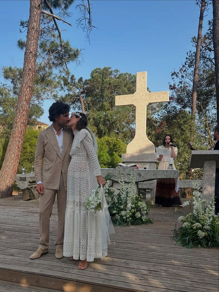 La boda de la modelo Léa Meylan