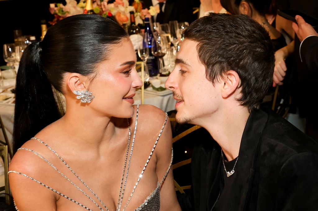  Kylie Jenner y Timothée Chalamet derocharon miel en los Golden Globes 2026.