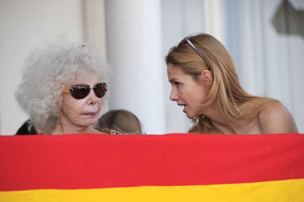 La aristócrata y su nuera, en 2011 en Madrid