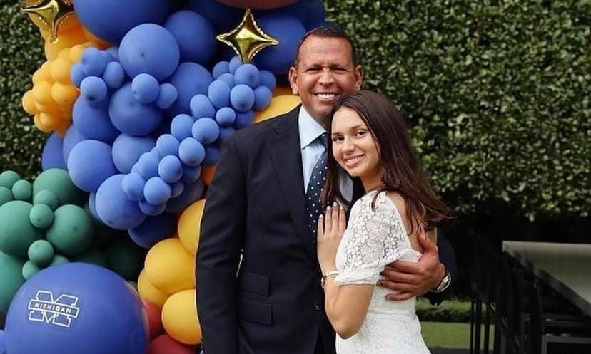 Alex Rodriguez y su hija Tashi