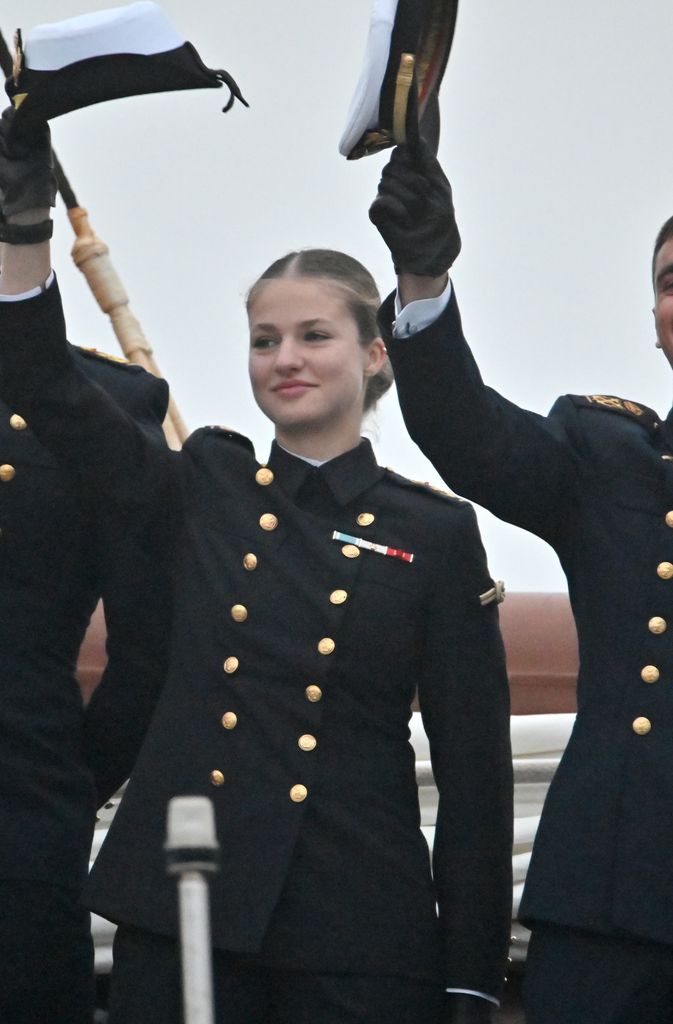 La princesa Leonor llega a Valparaíso (Chile) en Elcano en abril de 2025
