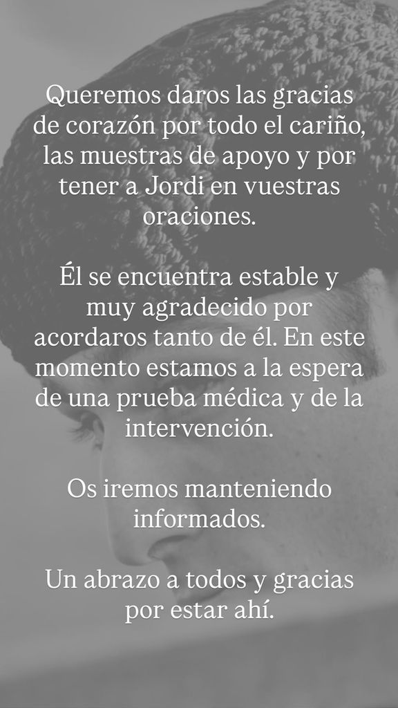 Desde sus redes sociales, su equipo agradece las muestras de apoyo al torero