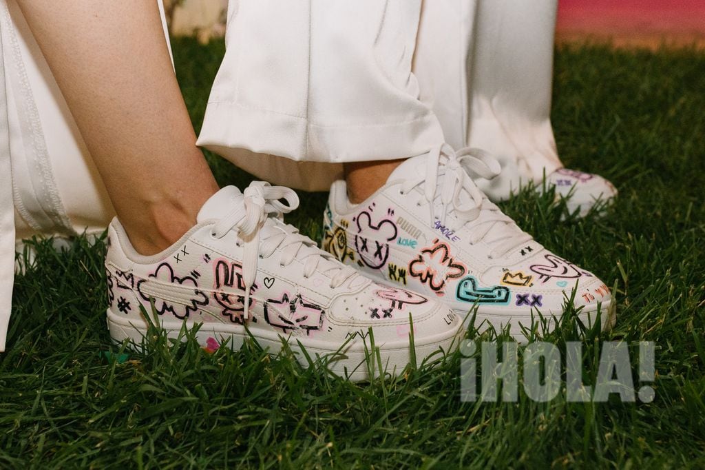 Zapatillas personalizadas por Ana Galocha