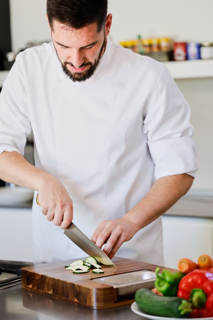 Éric comenzó a cocinar a las 12 años.
