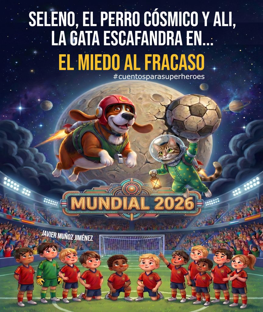 Seleno y Ali contra el miedo al fracaso, cuento infantil de Javier Muñoz Jiménez