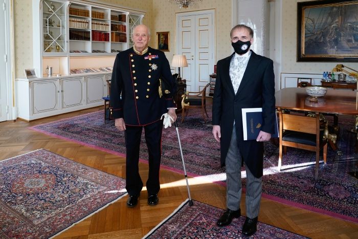 Harald de Noruega retoma su agenda oficial tras su baja