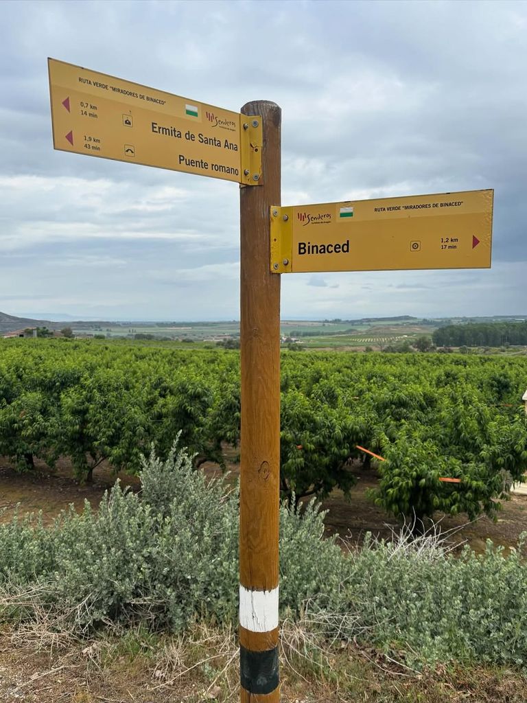 Andrea Ropero comparte esta foto de su escapada a Binaced