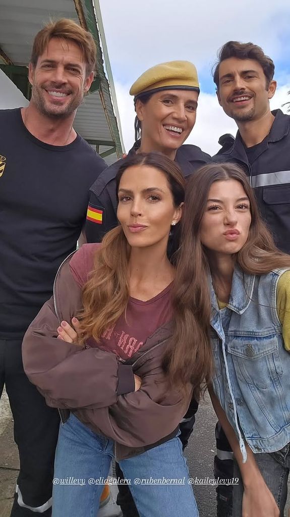 William Levy y su hija Kailey dejaron ver lo bien que la están pasando en sus grabaciones juntos.