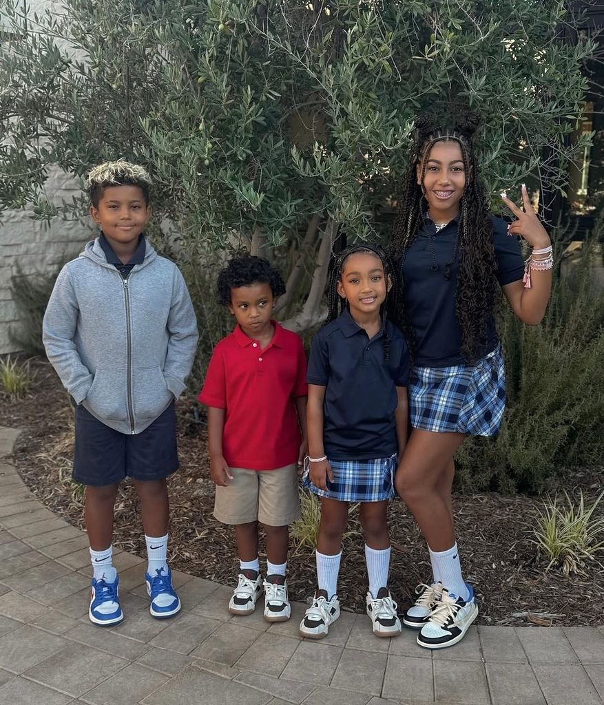 North es la mayor de los 4 hijos de Kim Kardashian y Kanye West