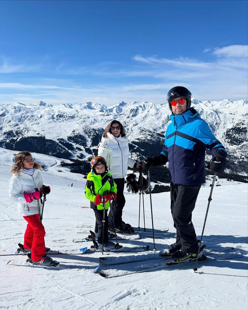 Los Hank Coppel en los Alpes franceses.
