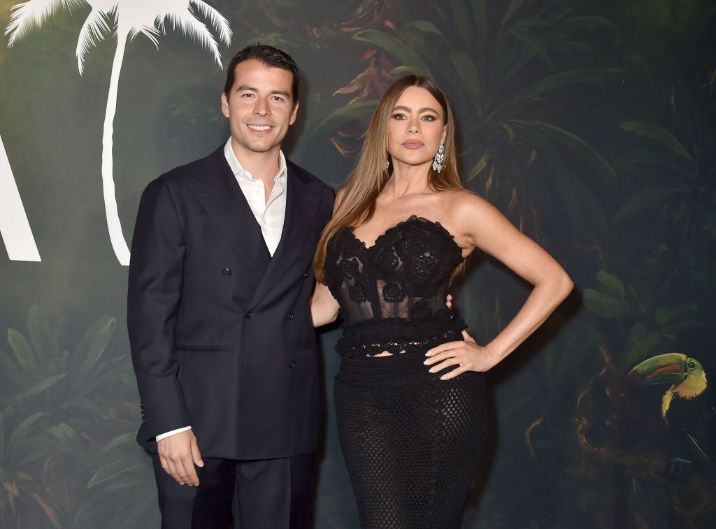Sofia Vergara y su hijo Manolo en 2024