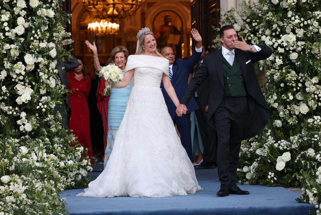 Teodora de Grecia y Matthew Kumar contraen matrimonio en Atenas