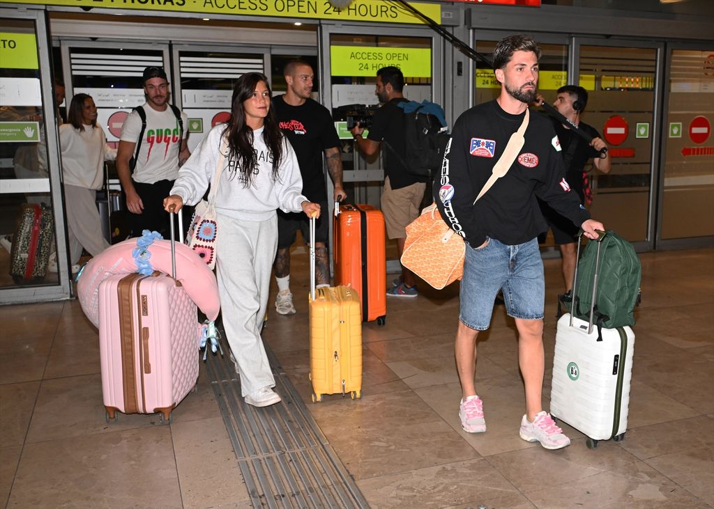 Miri y Alejandro en su vuelta del reality