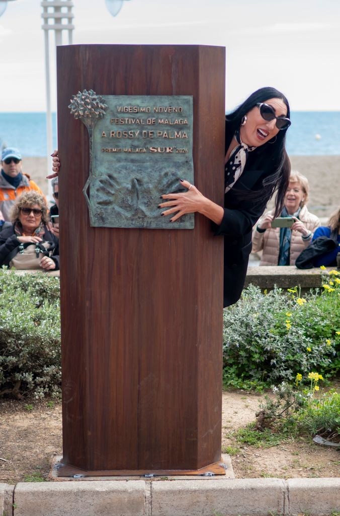 Rossy de Palma, con su monolito