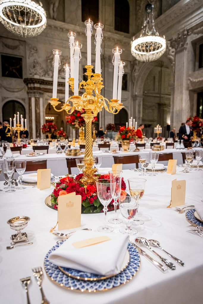 Cena de Estado de Guillermo y Máxima de Holanda en honor al presidente de Portugal