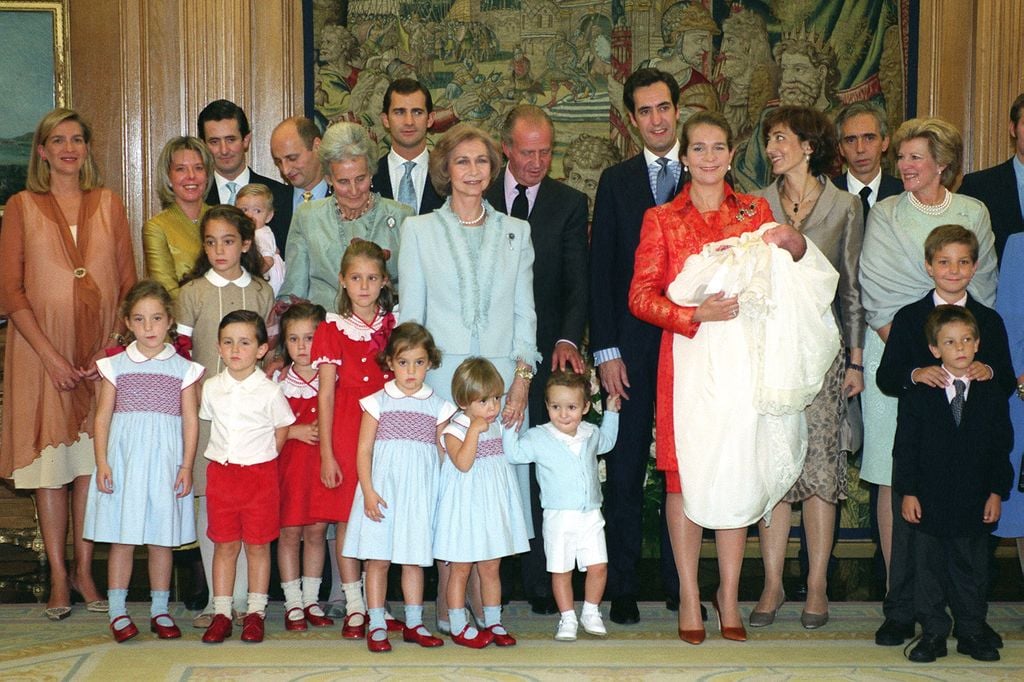 Bautizo de Victoria Federica, la hija de la ia Infanta Elena y Jaime de Marichalar