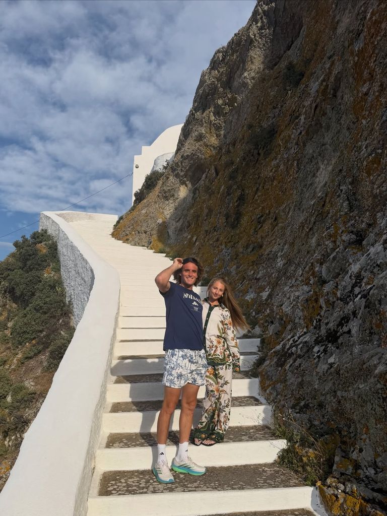 Stefanos Tsitsipas presume de amor con su nueva novia, Kristen Thoms
