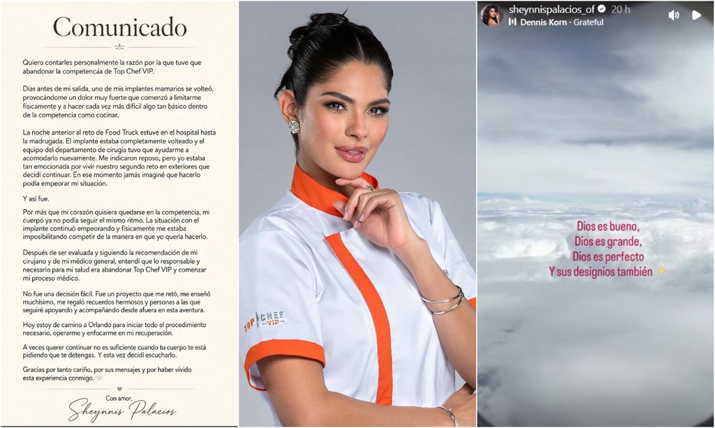 Sheynnis Palacios compartió sinceras palabras tras su salida de 'Top Chef VIP'.