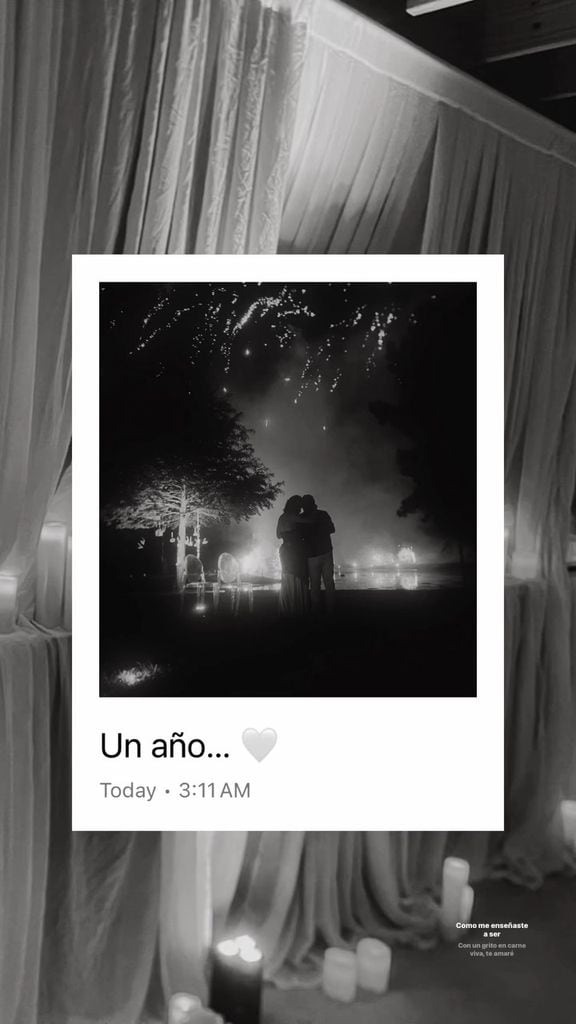 Ángela Aguilar compartió un lindo detalle de la celebración de su primer aniversario con Christian Nodal