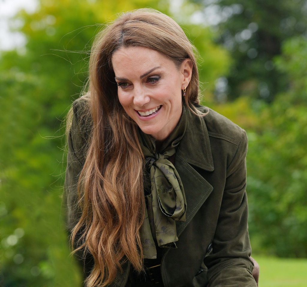 Kate Middleton en su cita con Melania Trump y los scouts en los jardines de Frogmore, en Windsor, en septiembre de 2025