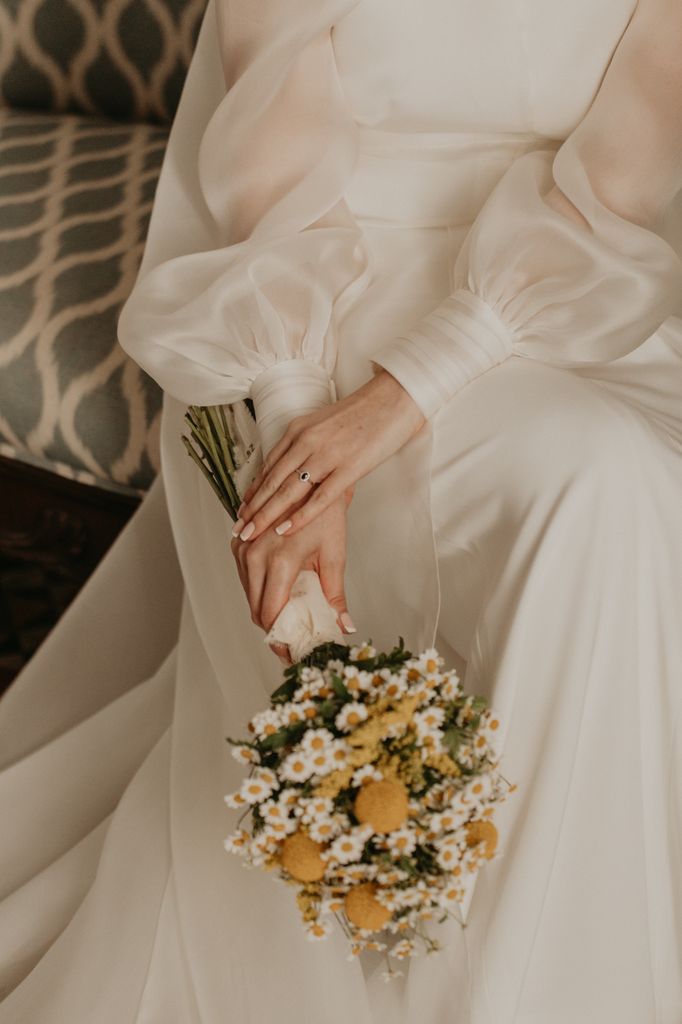 Ramo de novia amarillo