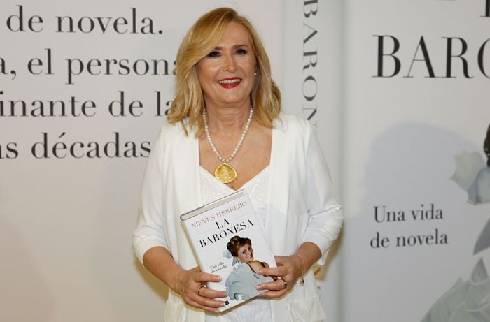 La baronesa Thyssen aclara cuál fue el motivo de su desencuentro con Nieves Herrero
