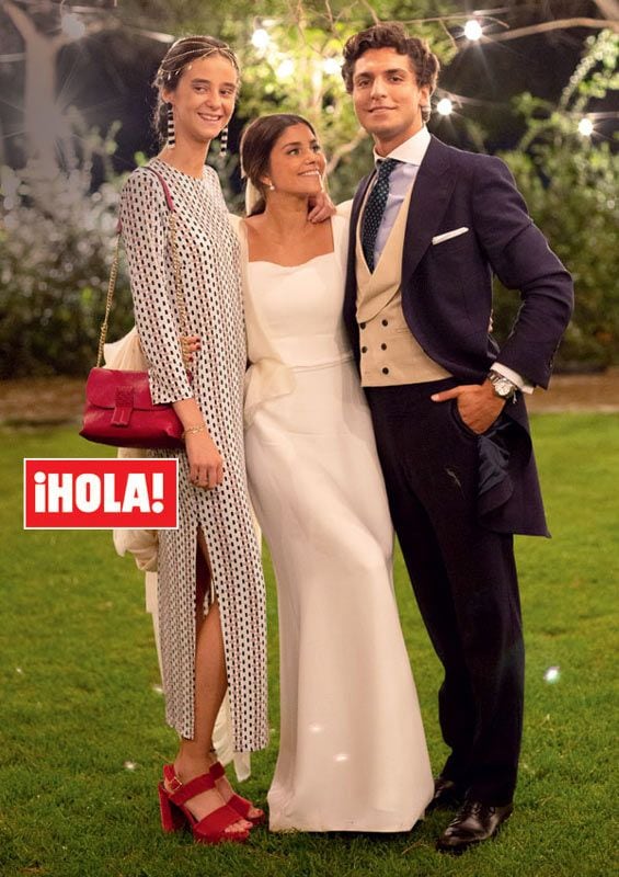   Victoria de Marichalar, María García de Jaime y Tomás Páramo