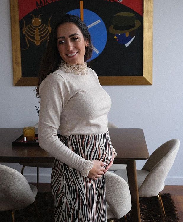  Paloma de la Hoz anunciando su embarazo