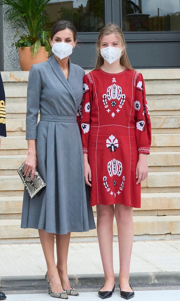 reina Letizia e infanta Sofía