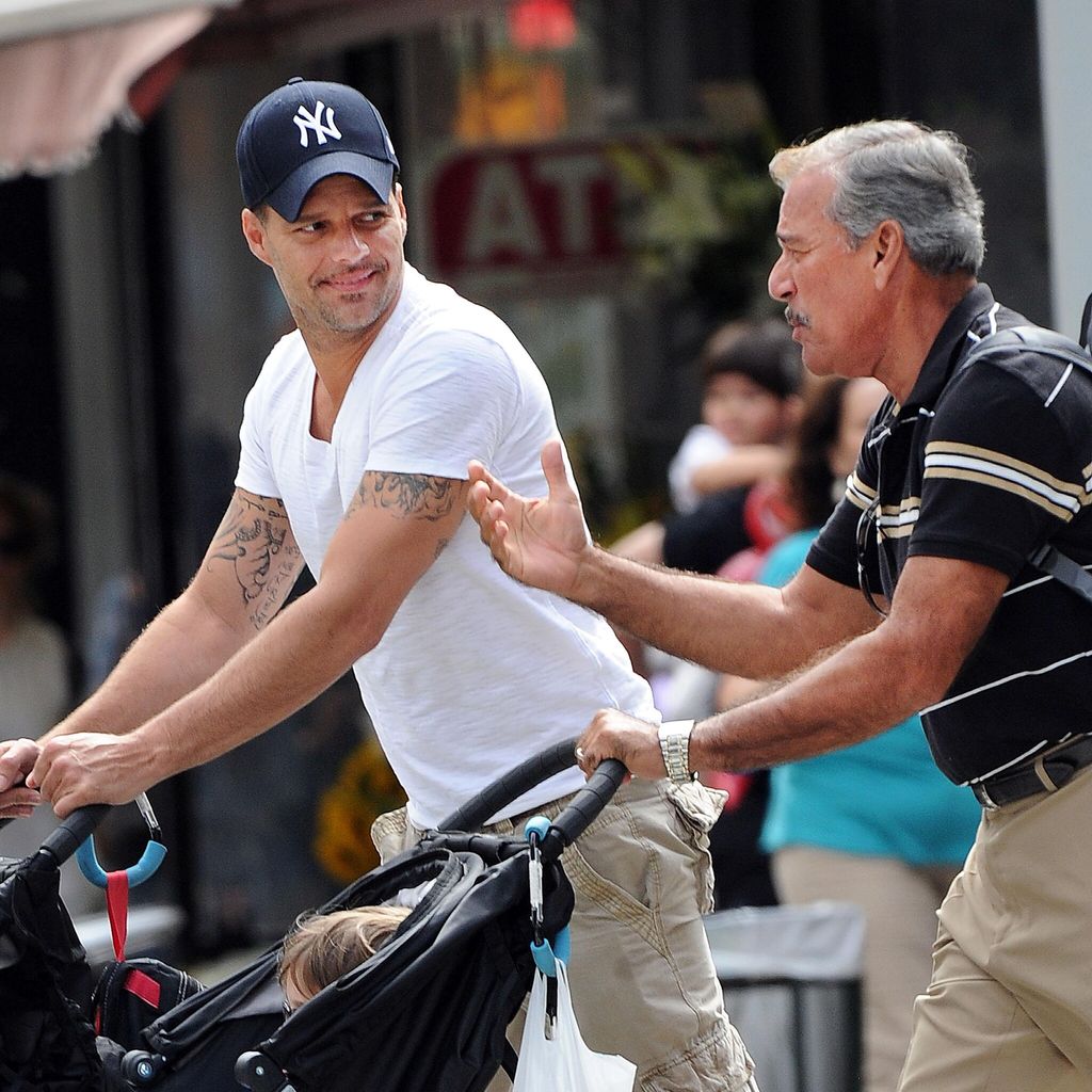 ricky martin y su pap 
