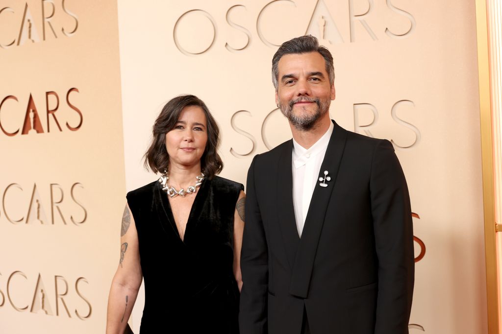 Germaine Le y Wagner Moura en los Premios Oscar 2026
