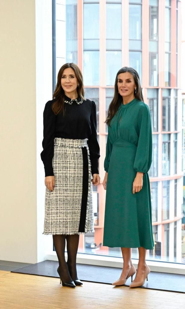 los looks de la reina letizia en dinamarca