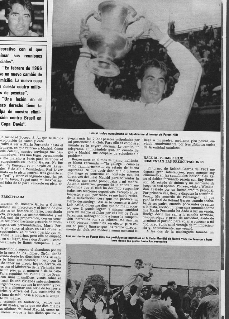Manolo Santana memorias 4 HOLA PLUS