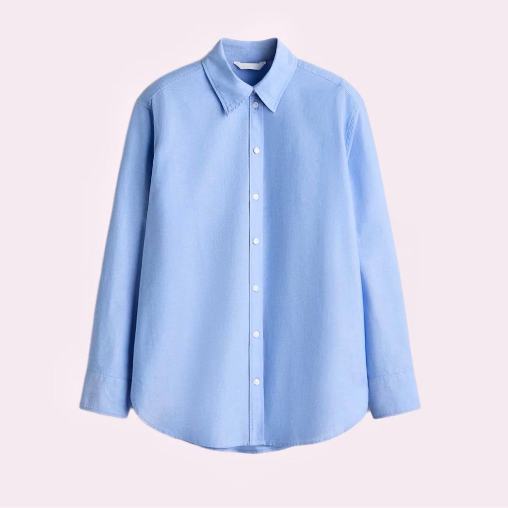Camisa azul bebé H&M
