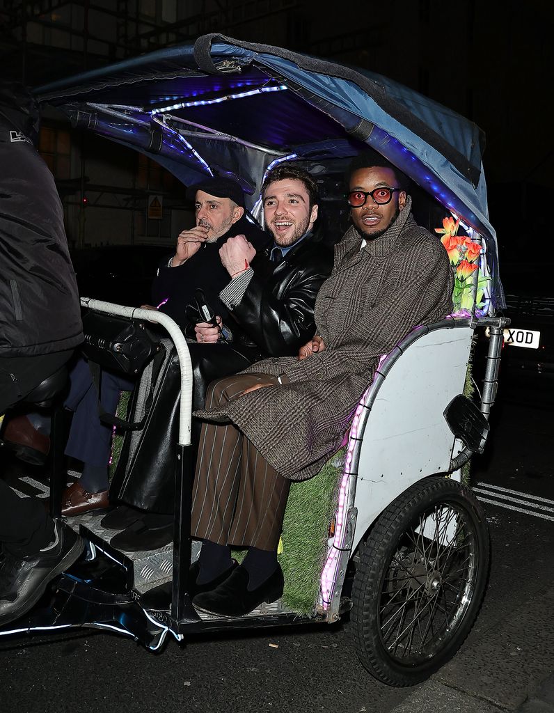 David Banda, hermano menor de Rocco, también estuvo presente en su gran noche.