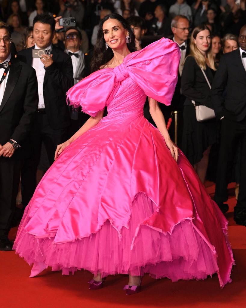 Demi Moore en la alfombra roja del Festival de Cannes 2026.