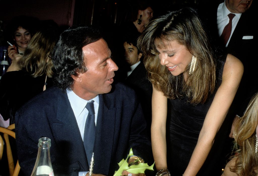 Julio Iglesias y Ana Obregón, en 1984 en Nueva York 