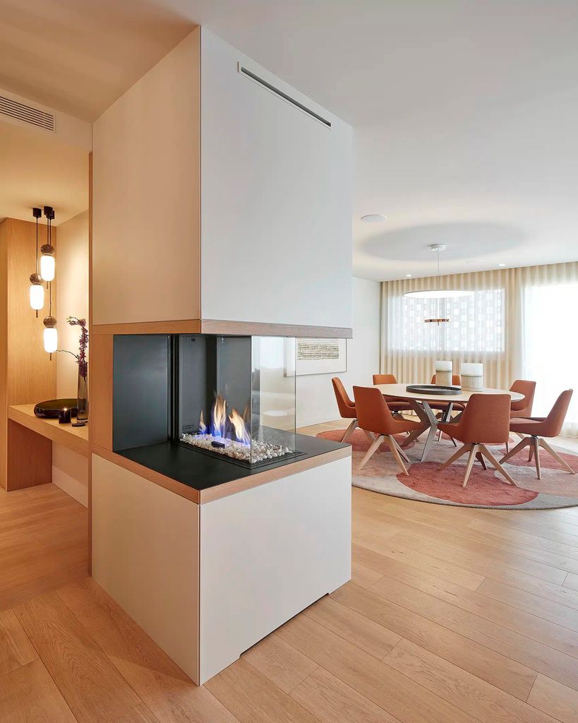 Chimenea acristalada