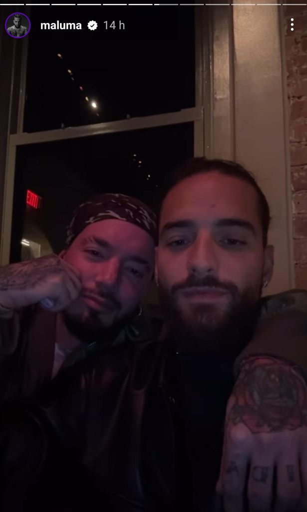 Maluma y J Balvin