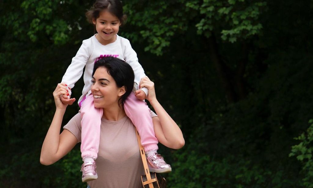 Georgina Rodríguez y su hija