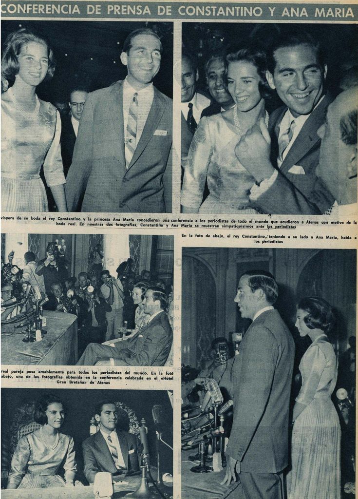 Boda Constantino de Grecia HOLA 1964