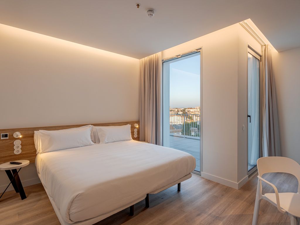 Una de las habitaciones del hotel B&B Hotel Porto Centro Massarelos.