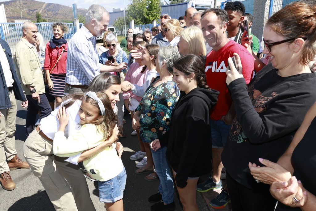 Los reyes Felipe y Letizia en Ourense tras los incendios forestales del verano de 2025