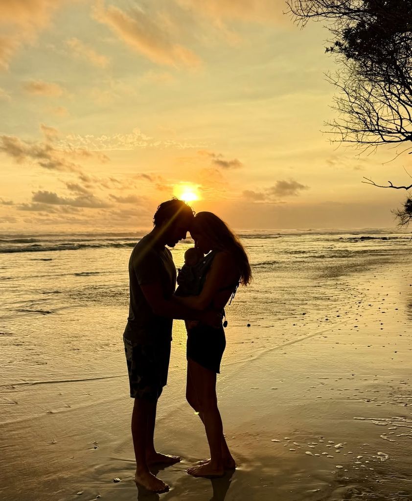 Joaquim Valente, Gisele Bündchen y su bebé 