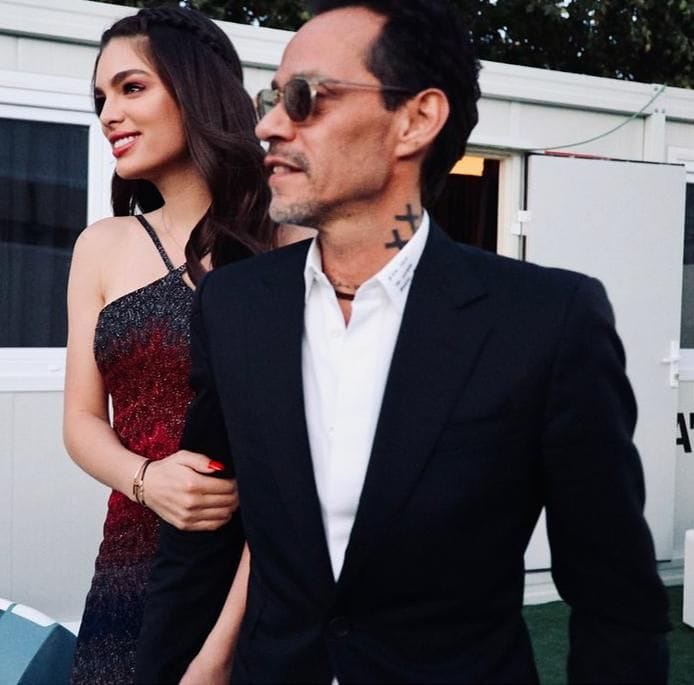 Marc Anthony y Nadia Ferreira