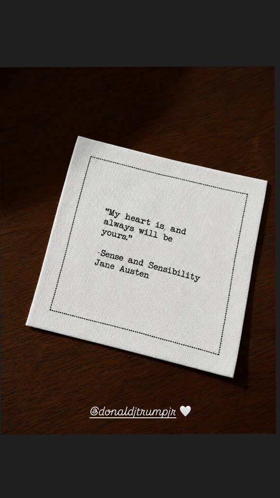 Otra servilleta co una cita de Jane Austen
