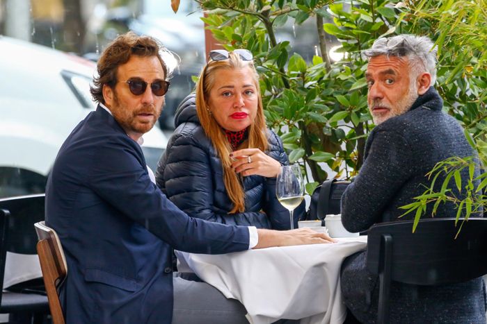 Belén Esteban con Raúl Prieto y Joaquín Torres